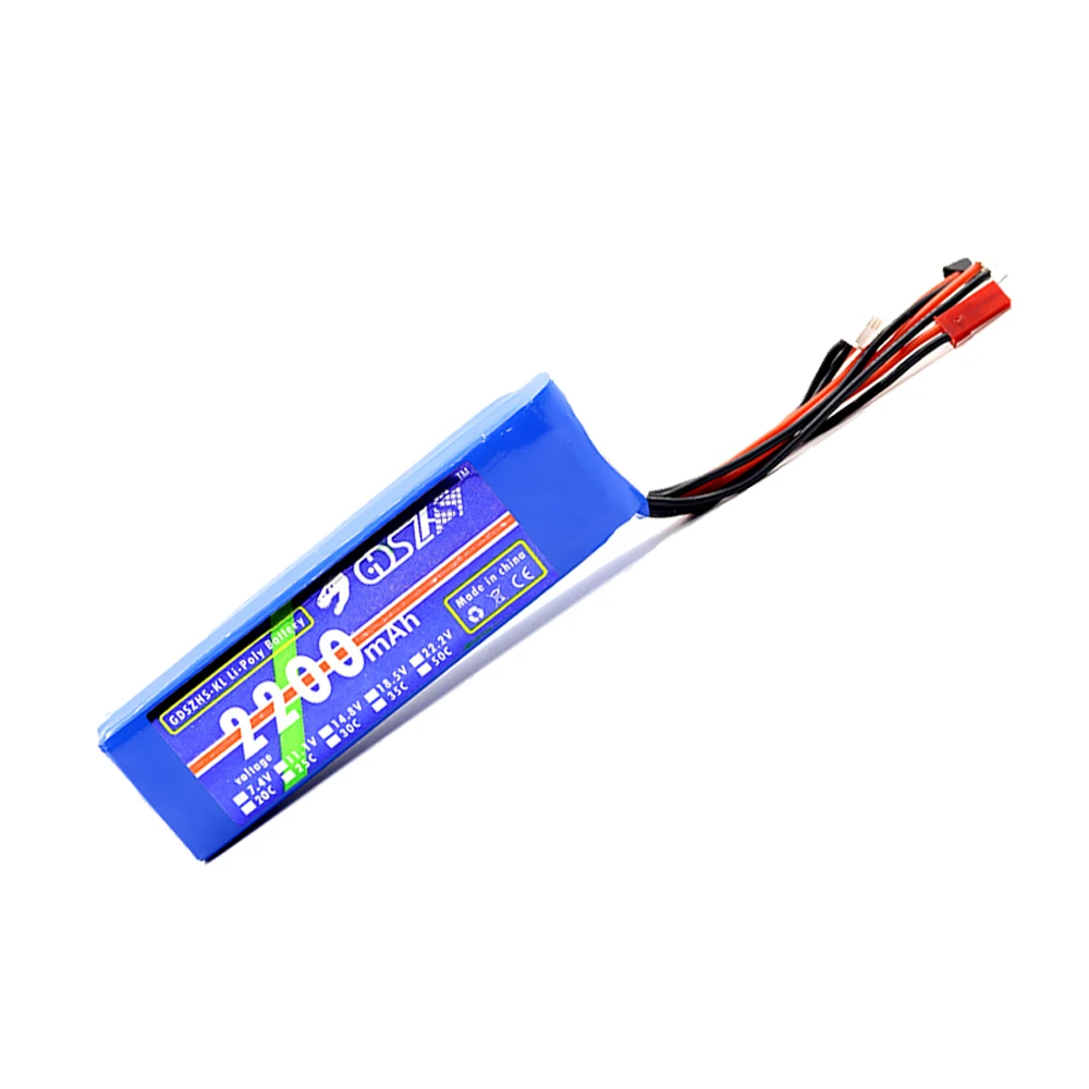 B6FPV 11.1V 2200mAh 3S 1C Lipo Battery for Frsky X9D Plus Futaba T8FG Radiolink AT9S Radio Transmitter RC FPV Racing Drone | Игрушки и