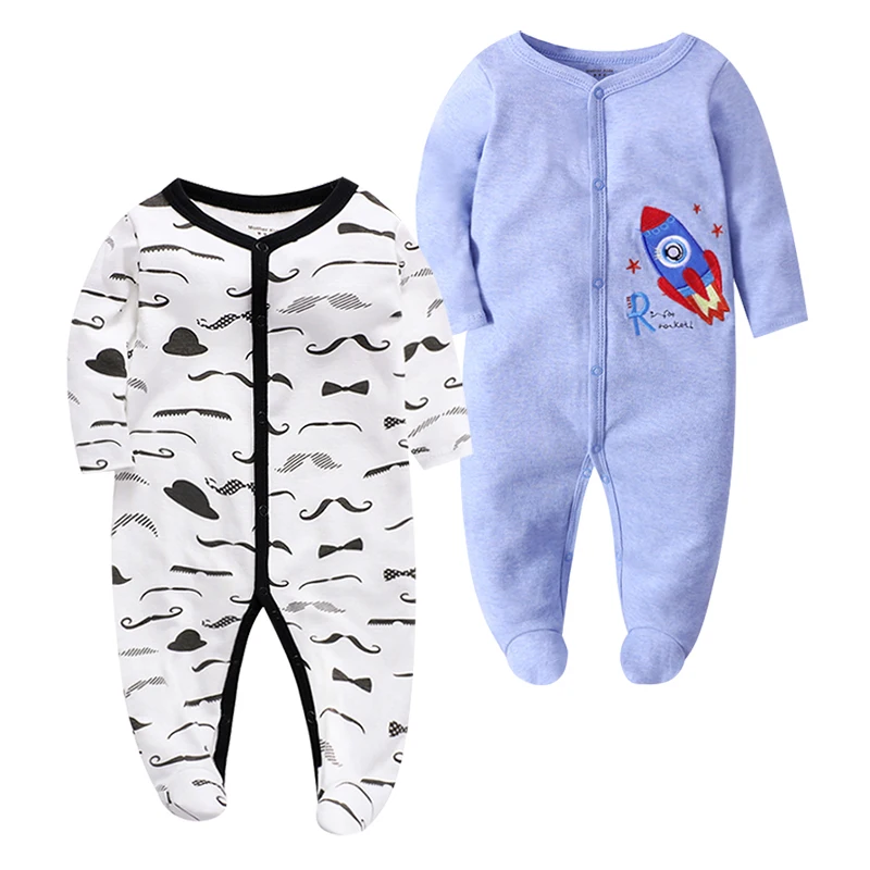 2 шт./партия детские комбинезоны для мальчиков и девочек оригинальные хлопковые