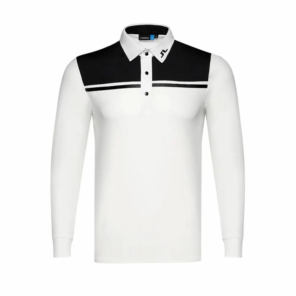 K golf/футболка; сезон весна-осень; одежда для гольфа с длинными рукавами; мягкая и быстросохнущая футболка для гольфа; - Цвет: Белый