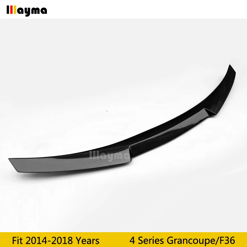 Стильный спойлер M4 для заднего багажника из углеродного волокна BMW 4 серии двери