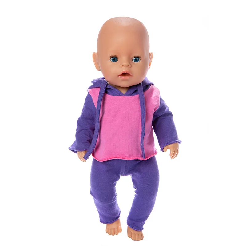 2 шт. в 1 2019 Новая одежда костюм для 17 дюймов Reborn Baby Doll 43 см ухода за ребенком мам