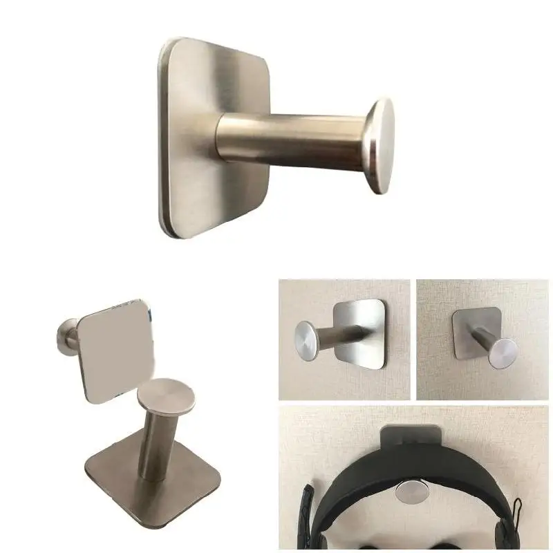

Headphone Hanger Wall Mount Gaming Headset Holder Metal Earphone Holder Stand for All Headphone Size B99