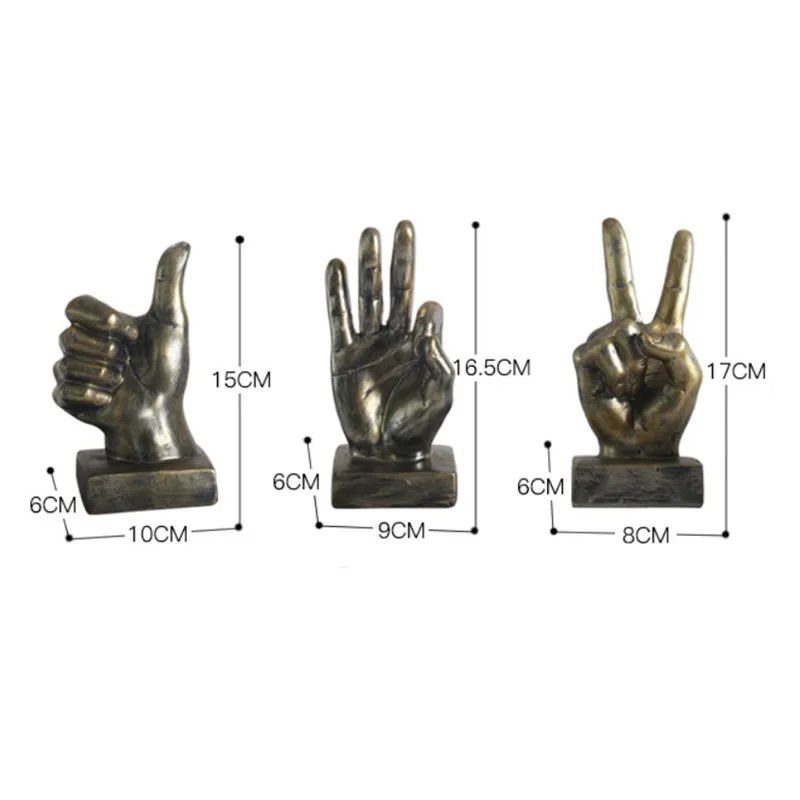 Европейские полимерные статуэтки на палец в стиле ретро офисные настольные