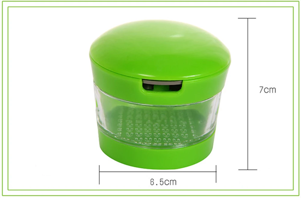 

Garlic Press Stainless Steel Two-Sided Blade Kitchen Gadgets Tools Plastic Vegetable Presser Grater Hand Held Press