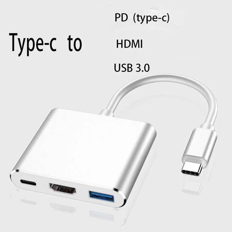 3 в 1 тип c концентратор usb кабель