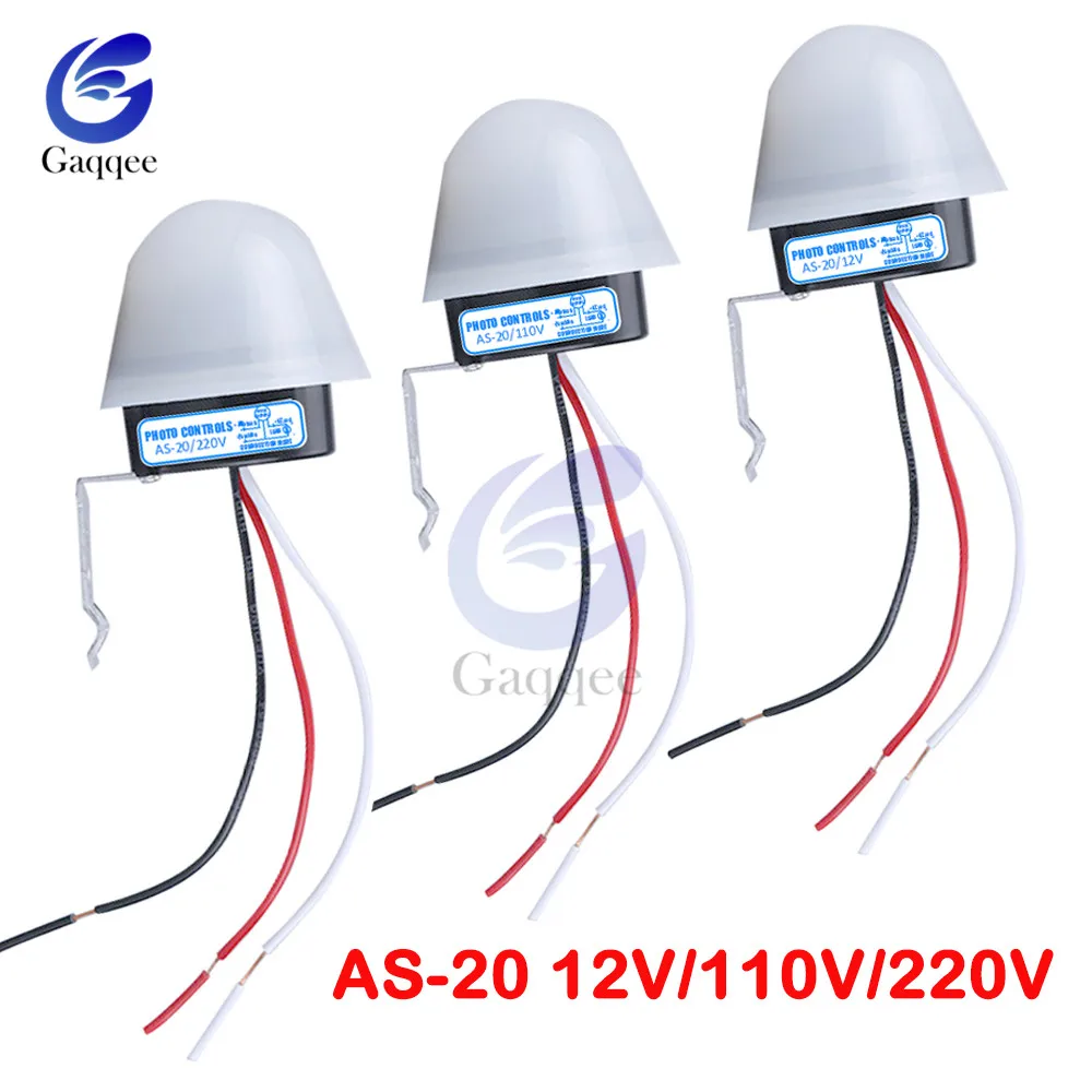 Фотоэлемент AS 20 с автоматическим включением и выключением фотоэлемент