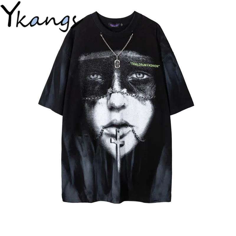 

Женская футболка с коротким рукавом, с коротким рукавом, в готическом стиле