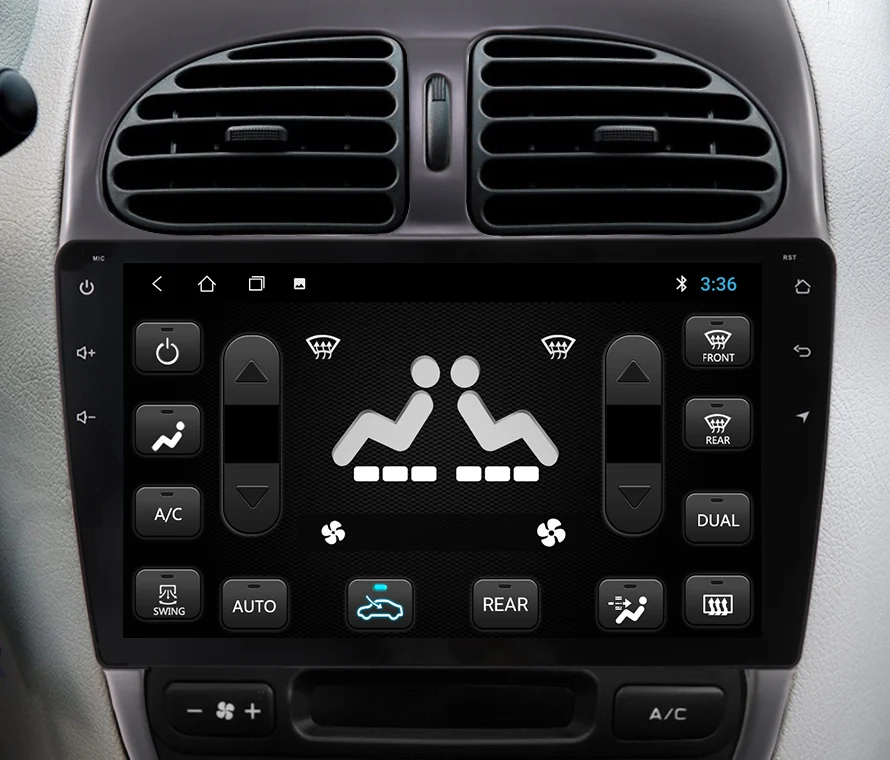 Asvegen 9 ''Восьмиядерный Android 7,1 2G+ 32GB Автомобильный аудио стерео радио для PEUGEOT 206 Мультимедиа DVD плеер gps динамик навигатора