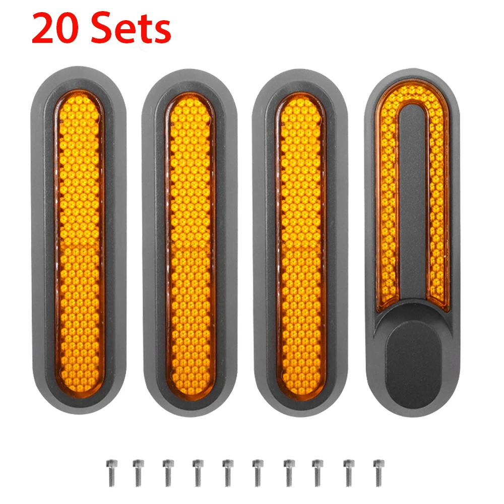 

10/20Sets Protect Wheels Cover Hubs Cap Protective Warn Shells Reflective Stickers for Scooter M365 pro2/pro/1s Scooter Parts