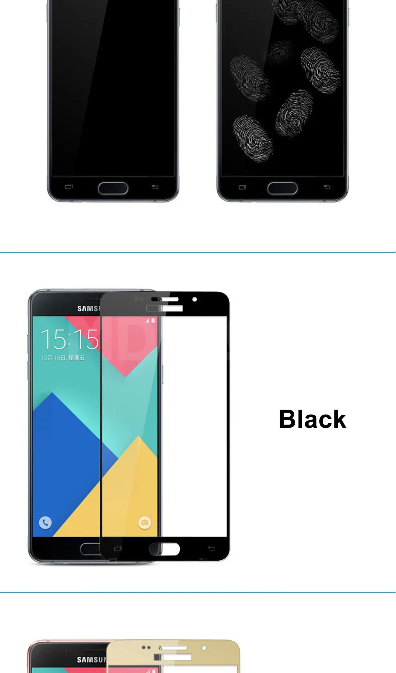 9D защитное стекло на Samsung Galaxy A3 A5 A7 J3 J5 J7 S7 полное покрытие закаленное защитное стекло для экрана