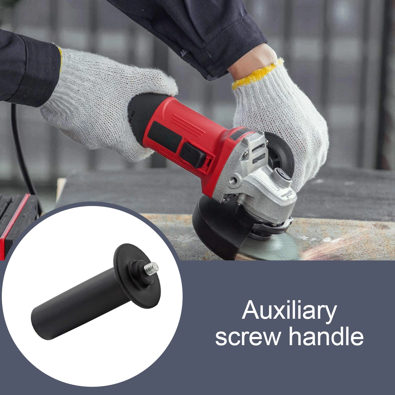 

Polisher Angle Polisher Front Handle Angle grinder handle M8/M10 Accessory auxiliary side handle Tool accessories