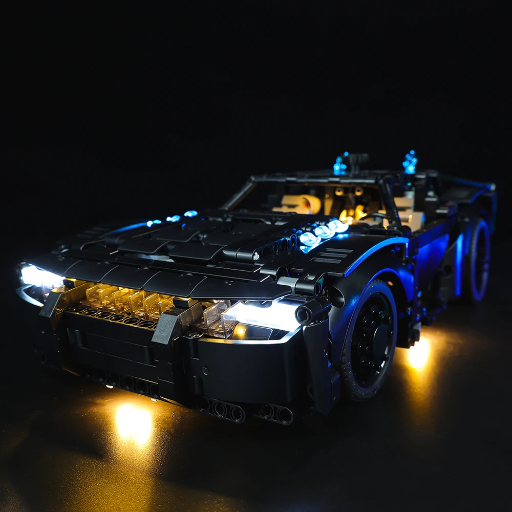 Комплект со светодиодной подсветкой для модели автомобиля LEGO 42127 Super Speed Champion