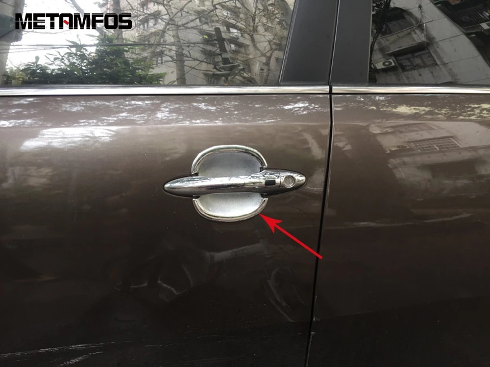 Хромированная крышка ручки двери для Kia Sportage 2010 2012 2013 2014 2015 декоративная рамка
