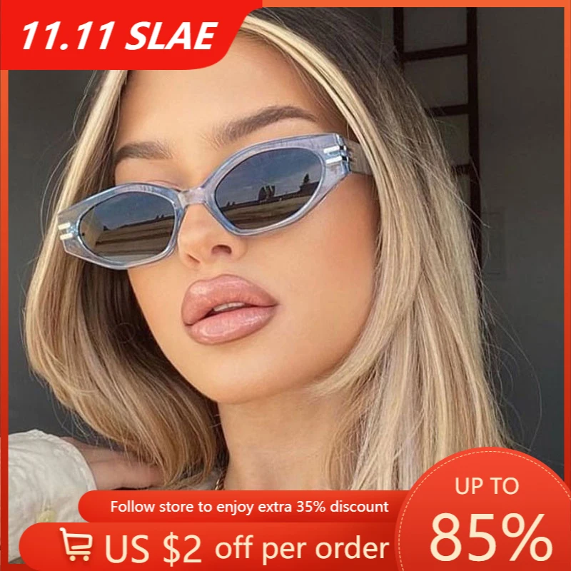 

Irregular Sunglasses Women Vintage Cat Eye Sunglasses Small Female Eyeglasses Steampunk Polygon Eyewear oculos de sol feminino