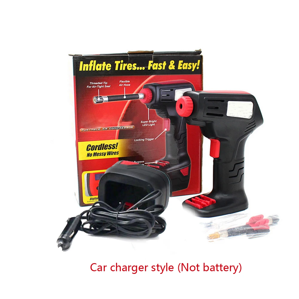 Автомобильный Электрический воздушный насос беспроводное зарядное устройство