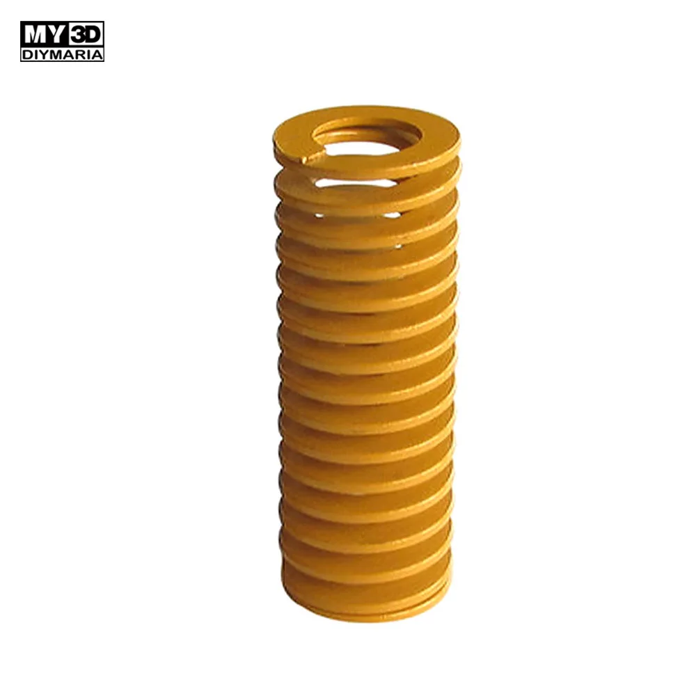 Для 3D-принтера Горячая кровать TF желтая компрессионная пружинная форма Хромовая