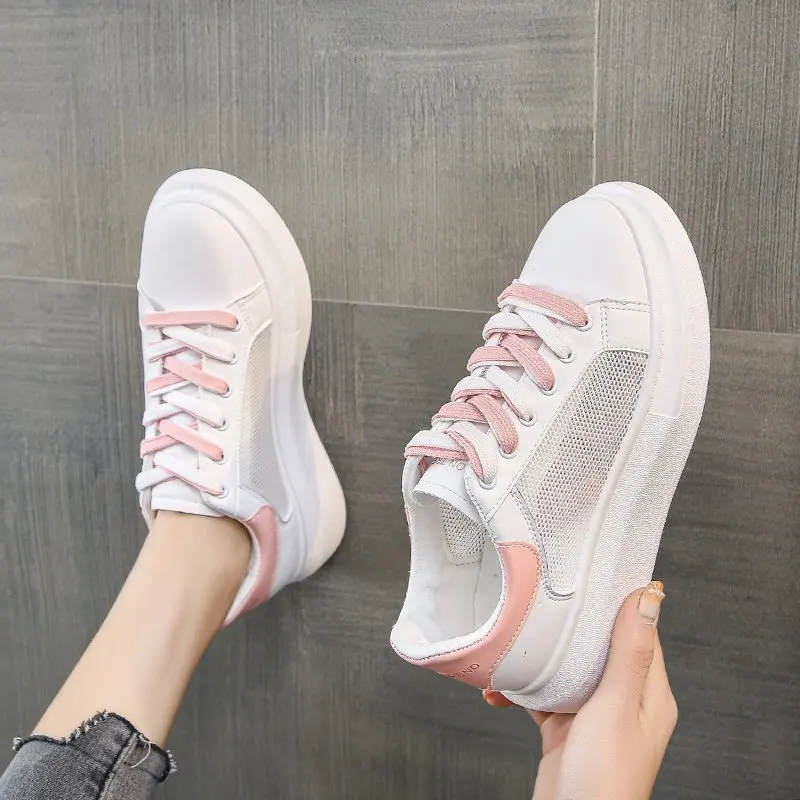 

Women's Summer Sports Casual Shoes Gauze Mesh Fashion and Comfortable Platform Sole Shoes