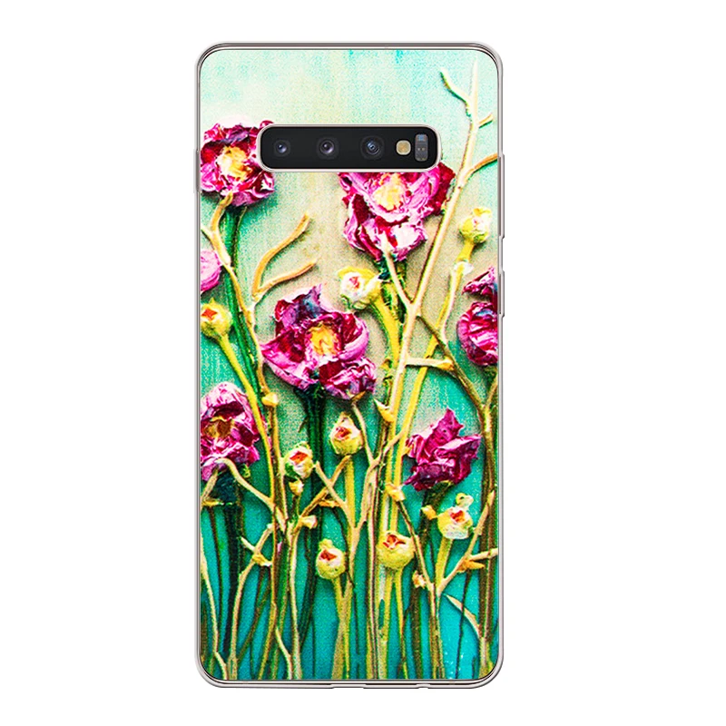 

Ciciber For Samsung Galaxy S9 S10 S8 Plus S10e Cover Soft TPU Phone Case For S7 S5 S6 Edge S5 mini Van Gogh Oil painting Fundas