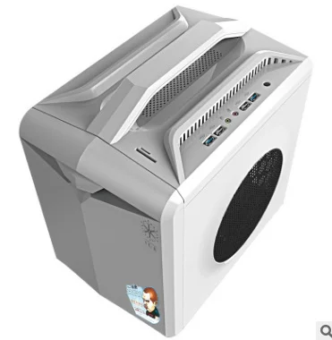 1 шт. Micro-ATX MATX ITX чехол/настольный компьютер Мини хост шасси ITX Настольный игровой маленький чехол