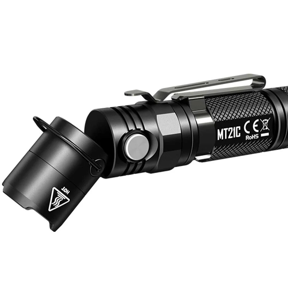 2021 NITECORE MT21C + 18650 Батарея ui1 Зарядное устройство регулируемое наголовное крепление