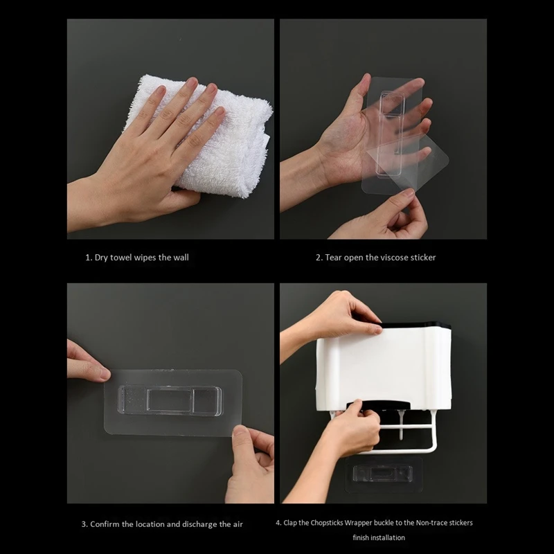 Настенная посуда ложка палочки для еды сливная стойка хранения с крюком