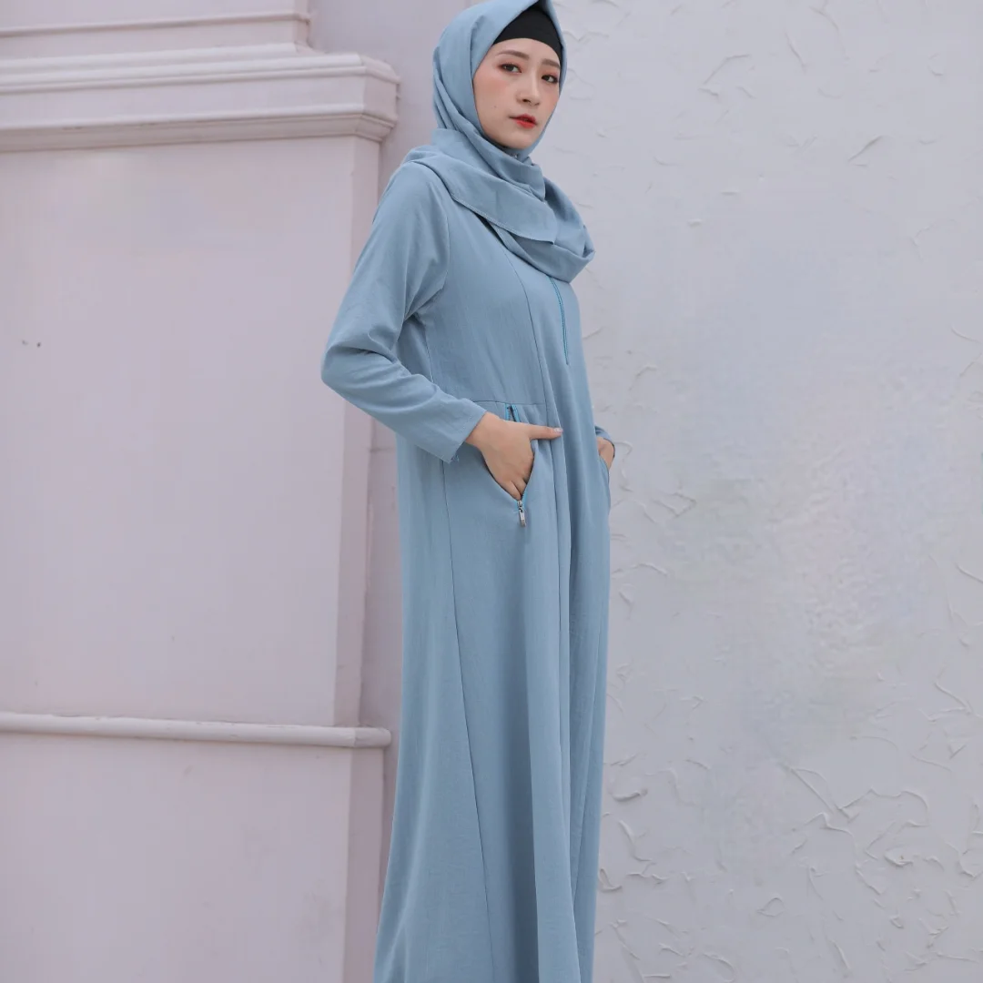 

2021 New Muslim Women's Middle East Islamic Women's Burqa Malaysia Dubai Arabic-style Versatile Gown Ensemble Femme