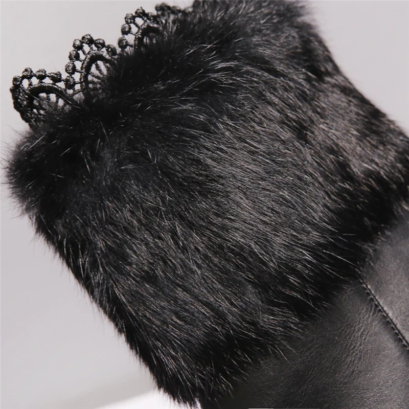 2019 г. Роскошные женские белые сапоги на шнуровке теплые зимние высоком каблуке 10