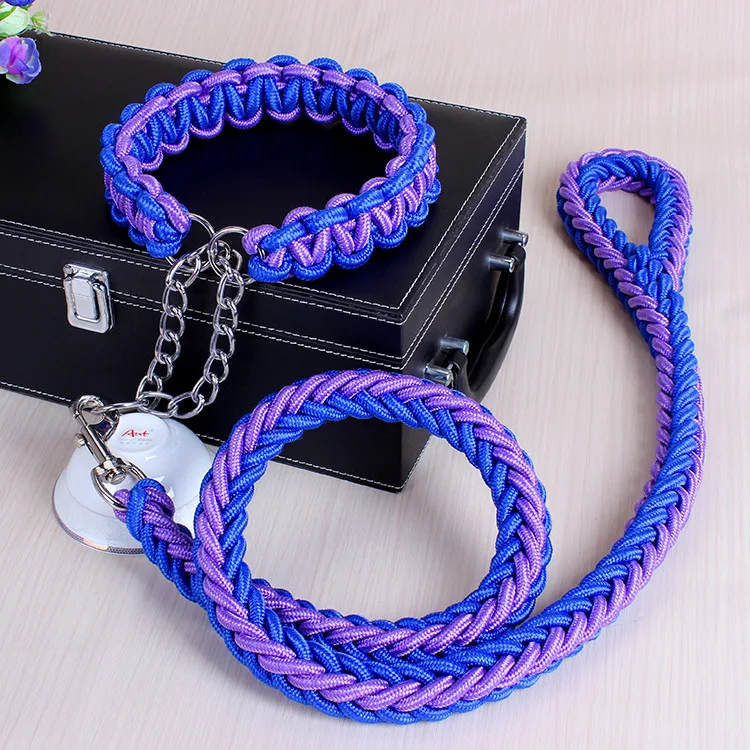 

Dog Leash for Dog Collar Rope Upgraded Color Collar Stereotyped Rope Big Dog Leashes Pet Supplies Accessories for Large Dogs