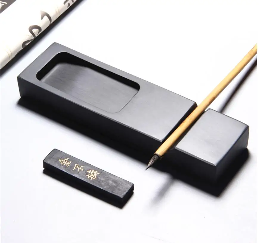Набор для каллиграфии She Ink Stone Brush reest Inkstone Inkslab инструмент рисования Sumi