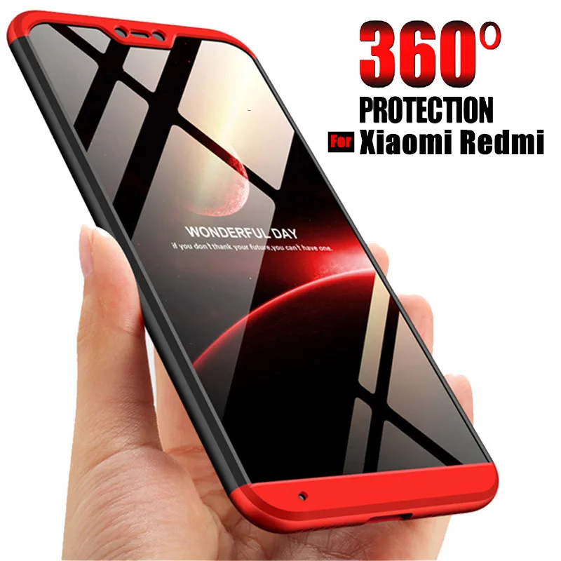 360 Full Protection Case For Xiaomi Redmi Note 10S 10 9S 9 Pro Max 8 7 6 9A 9T 9C Mi POCO F3 M3 X3 NFC K40 Pro Cover With Glass images - 6