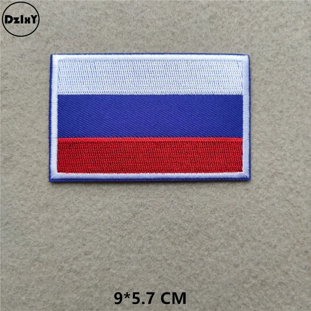 1-PCS-G-579 Нашивки с американским флагом для одежды, сделай сам, в полоску, железные Аппликации, термонаклейки для одежды с вышивкой, значки с британским флагом@ D - Цвет: 1-PCS-G-579