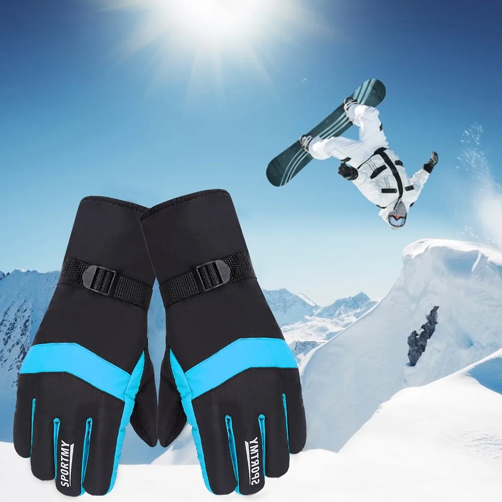 Новинка 2019 мужские лыжные перчатки сноубордические снегоходы мотоциклетные