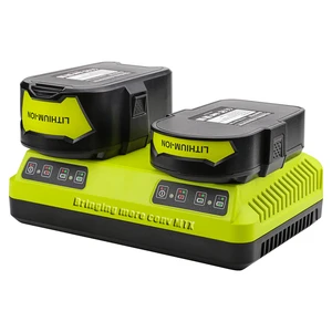 for ryobi battery li ion ni cd ni mh p108 p107 ryobi one battery double charger p117 130w 3a 12v 14 4v 18v newest high quality free global shipping