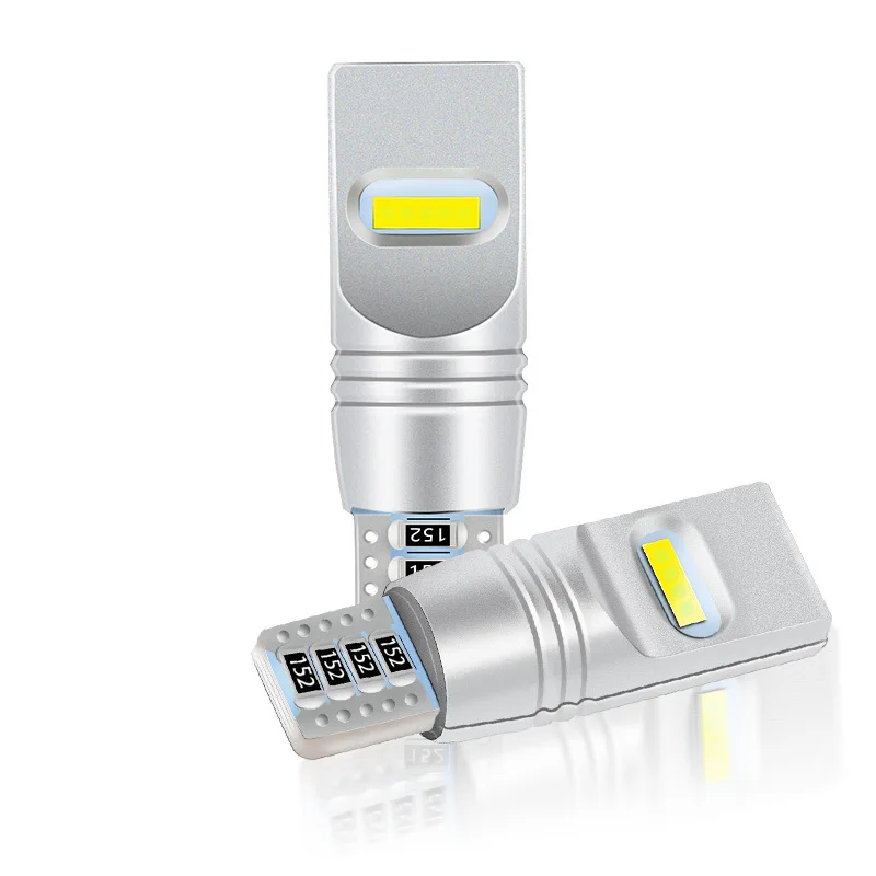 

2pcs T10 2SMD Car Led Lamp Width Lamp License Plate Light Bulbs Warm White Ice Blue Color Auto Door Lamps for Car 12V Error Free