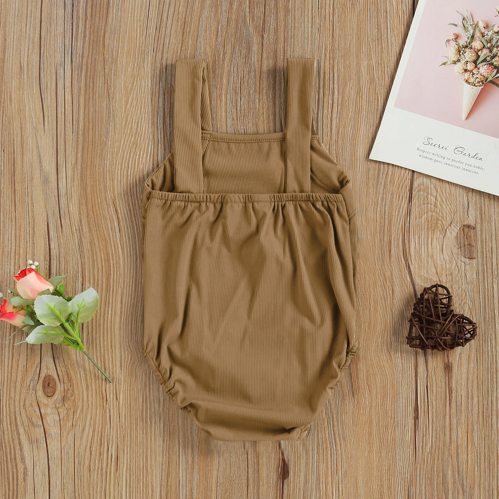 Женский сплошной купальник с цветочным принтом без рукавов | Детская одежда и