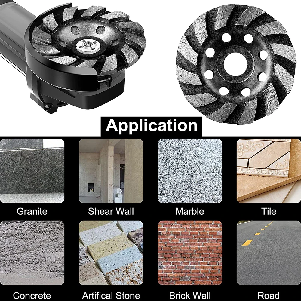 

Diamond Cup Double Row Grinding Wheel for Grinder Polishing and Cleaning Stone 115/125/180mm