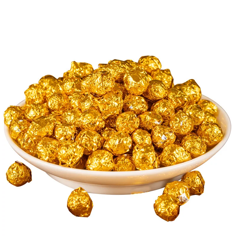 

100g China Yunnan Ripe Tea Gold Tin Foil Packing Resin Tea Pu'er Cha Gao