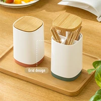 cotton swabs dental floss toothpick storage household tools japanese creative press automatic 4 compartment storage variety