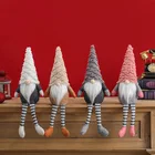 Рождественская Кукла Гном с длинными ногами, рождественские украшения, Рождественское украшение для дома, вечерние, новый год 2022, подарки для дома, Рождество 2021