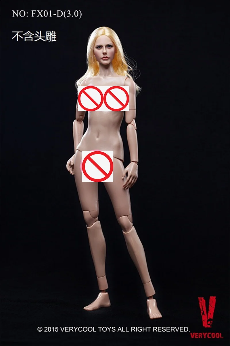 

Hot Sales 1/6th Women Rubberized Female Body Stainless Flexible Joints FX01 FX02 Figures Collection