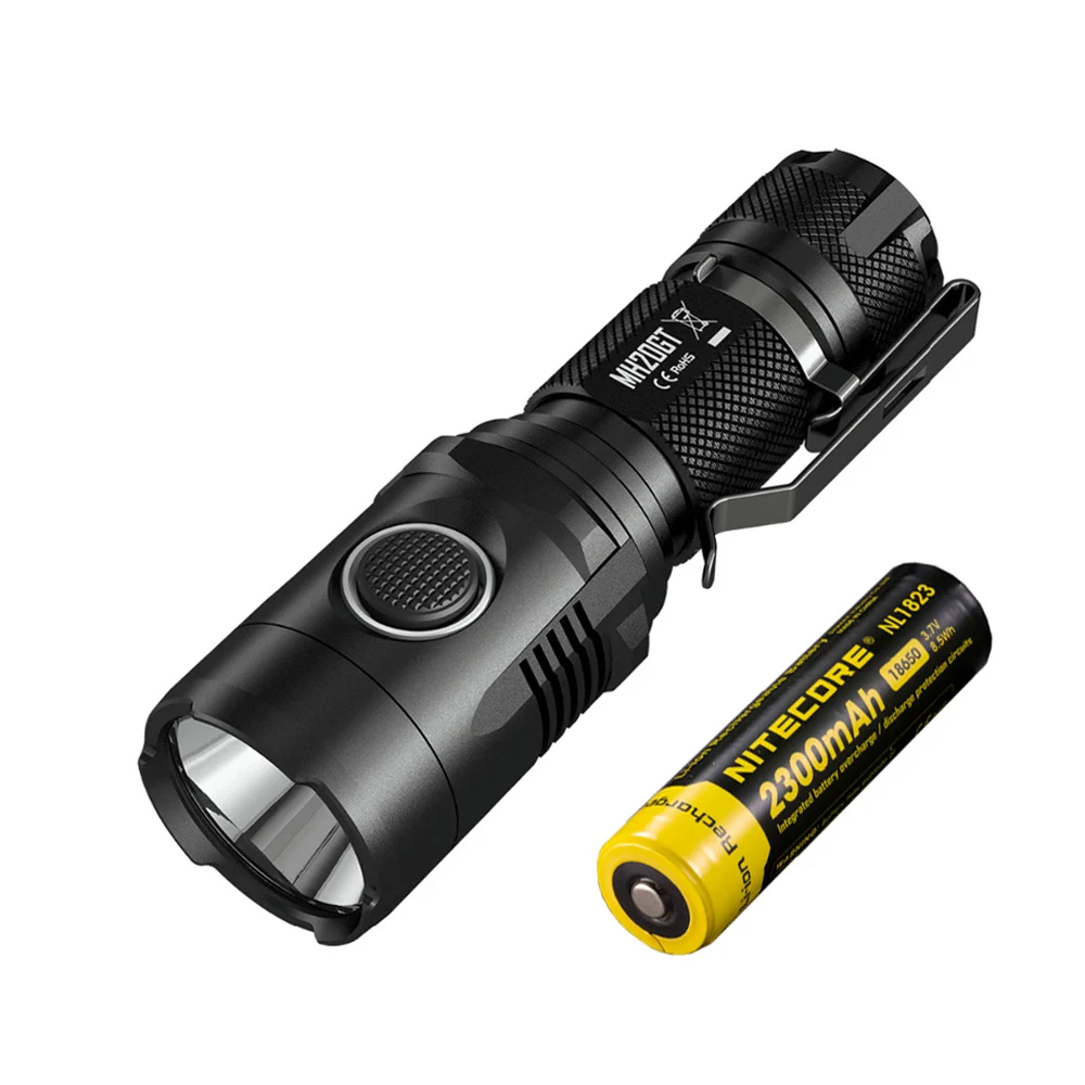 MH20GT NL1823 NITECORE MH20GT USB непосредственно заряжаемый фонарик CREE XP-L HI V3 max 1000 люмен луч бросок 362 м Открытый спортивный факел Ручной - Испускаемый цвет: MH20GT NL1823