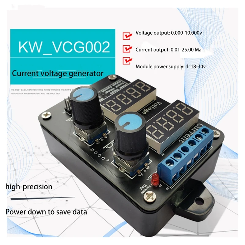 Handheld Precision Analog 0-5V 0-10V 4-20MA 0-20MA Signal Current Voltage Generator With 5V DC Power Output | Инструменты