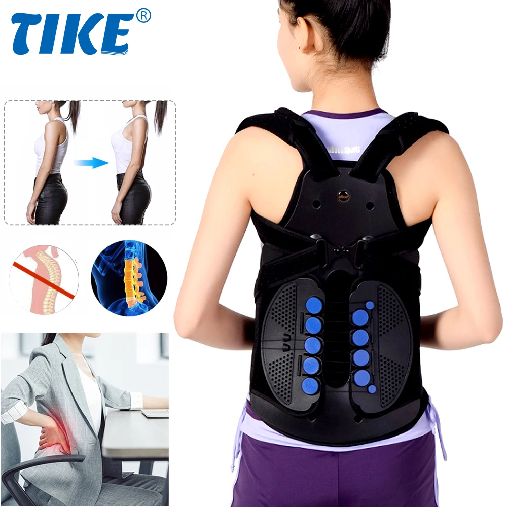 

TIKE Postural Extension Back Straightener Brace with Pulley for Mild Scoliosis Support and Hunchback or Lordosis Spine Treatment