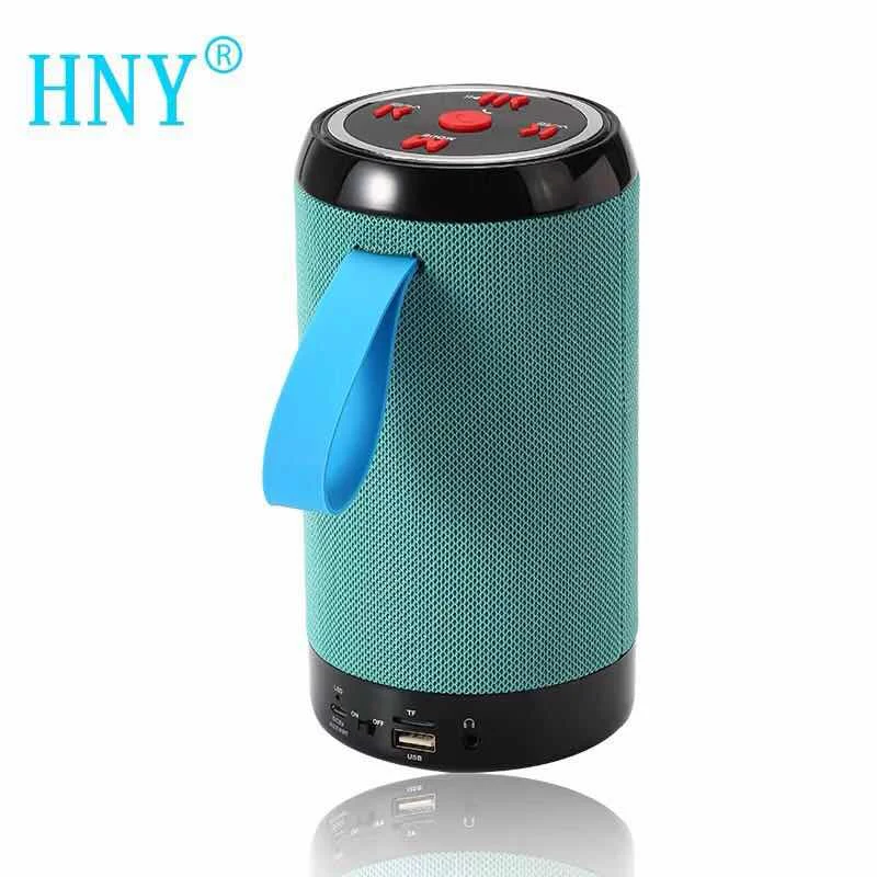2 шт. портативный Bluetooth динамик HNY 10 Вт беспроводной стерео Колонка ткань сабвуфер