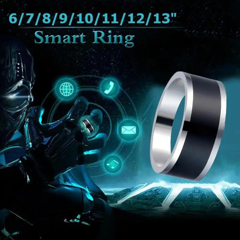

Multifunctional Waterproof Digital Smart Ring NFC For Android Screen Mobile Finger Rings unlocking Phone APP New Arrival
