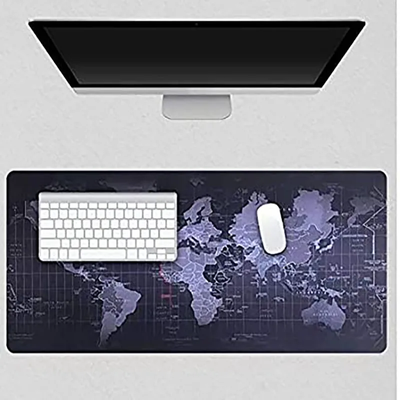 300x800x2 World Map Mouse Gaming Pad Large To Notbook Computer Gamer Mousepad Mats For Dota CS GO Game |
