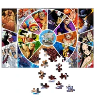 cartoon anime wooden 3d jigsaw puzzles one piece difficult wooden diy puzzle toys for adults children kids wood crafts gift toys
