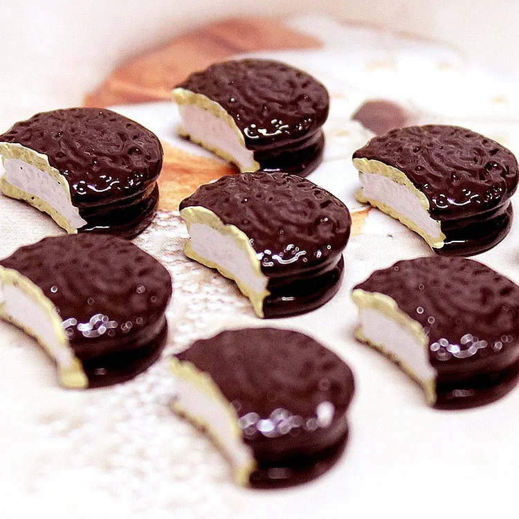 20 штук Смола Симпатичные Моделирование Ремесло Конфеты торт Еда играть Кабошон