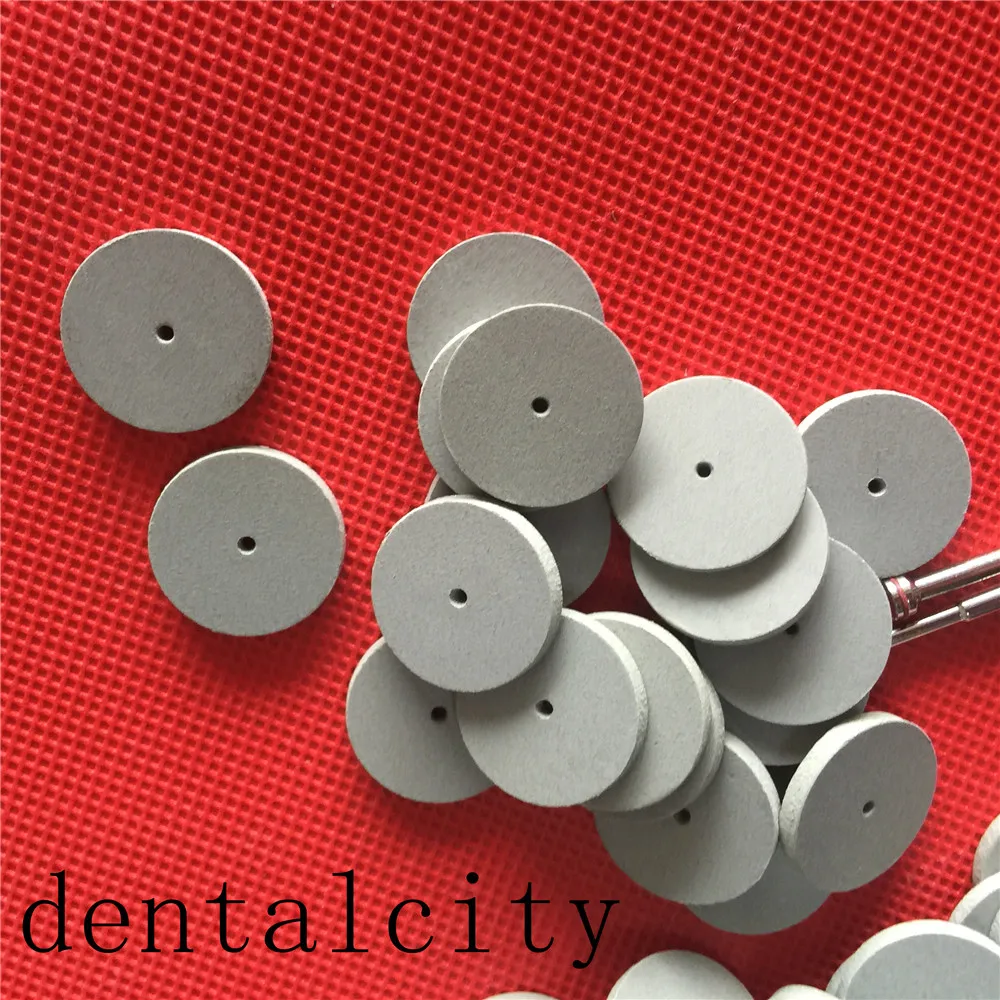 Серые зубные полировальные колеса стоматологический материал 100 шт.|dental lab|material