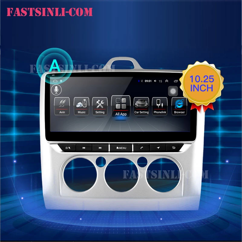 10 25 дюймов Android радио для Ford Focus мультимедийный плеер 2006 2017 2din gps навигация dvd